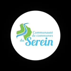 Logo Communauté de Communes du Serein, région Bourgogne Franche Comté.