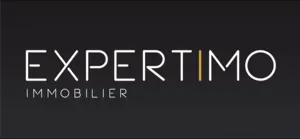 Logo Expertimo Immobilier, agence immobilière en Bourgogne Franche Comté.